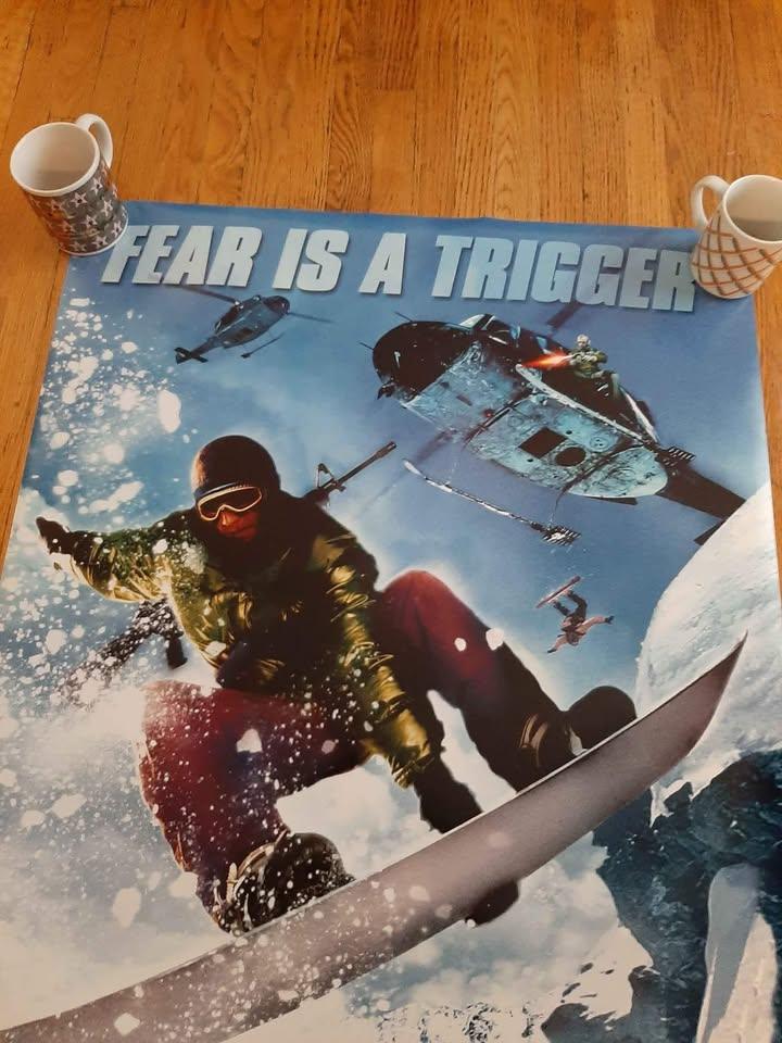 Extreme Ops movie theater poster, double-sided - photo 4