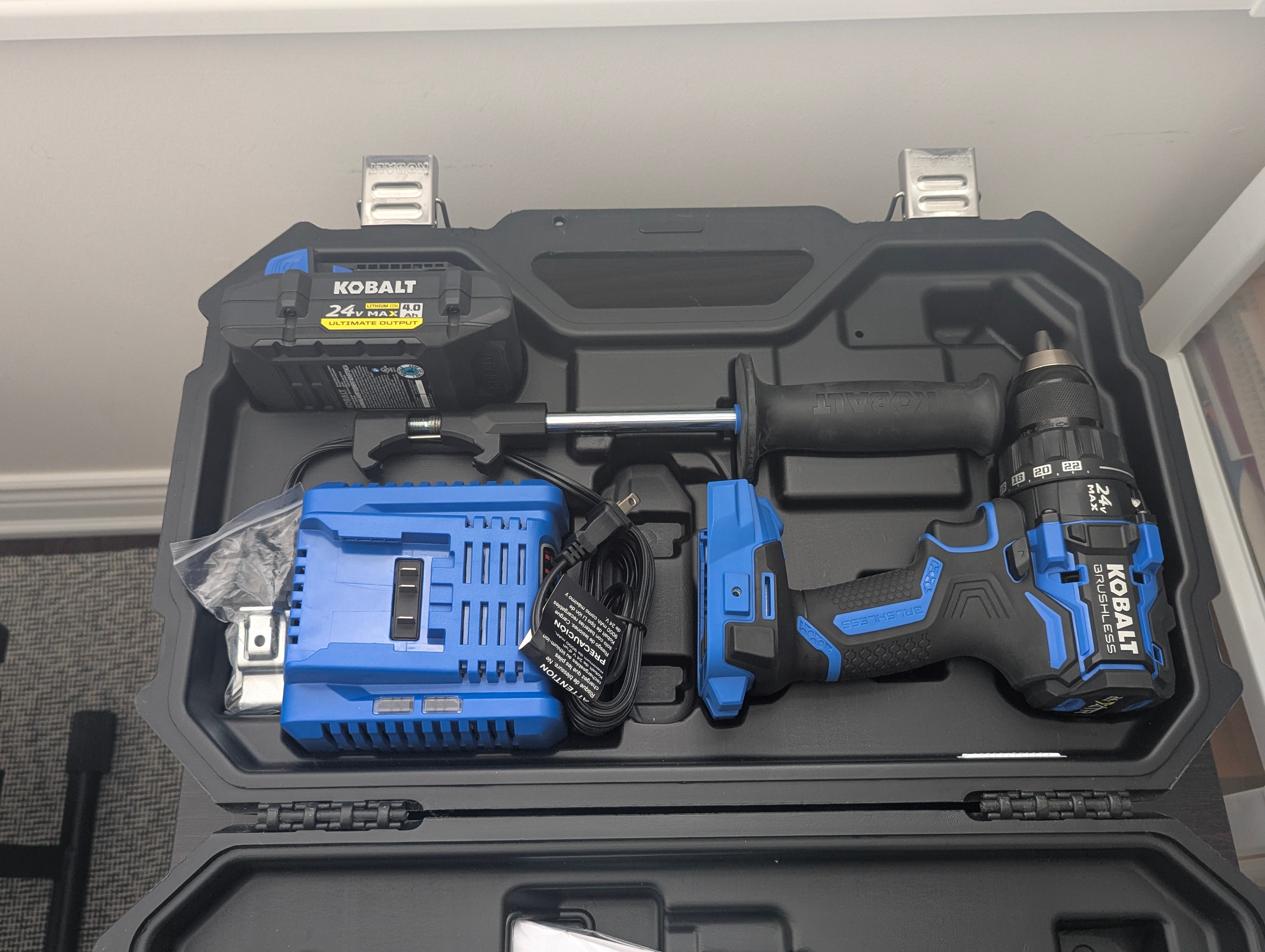Kobalt XTR 24V Max Brushless Drill/Driver Kit - NEW - photo 2