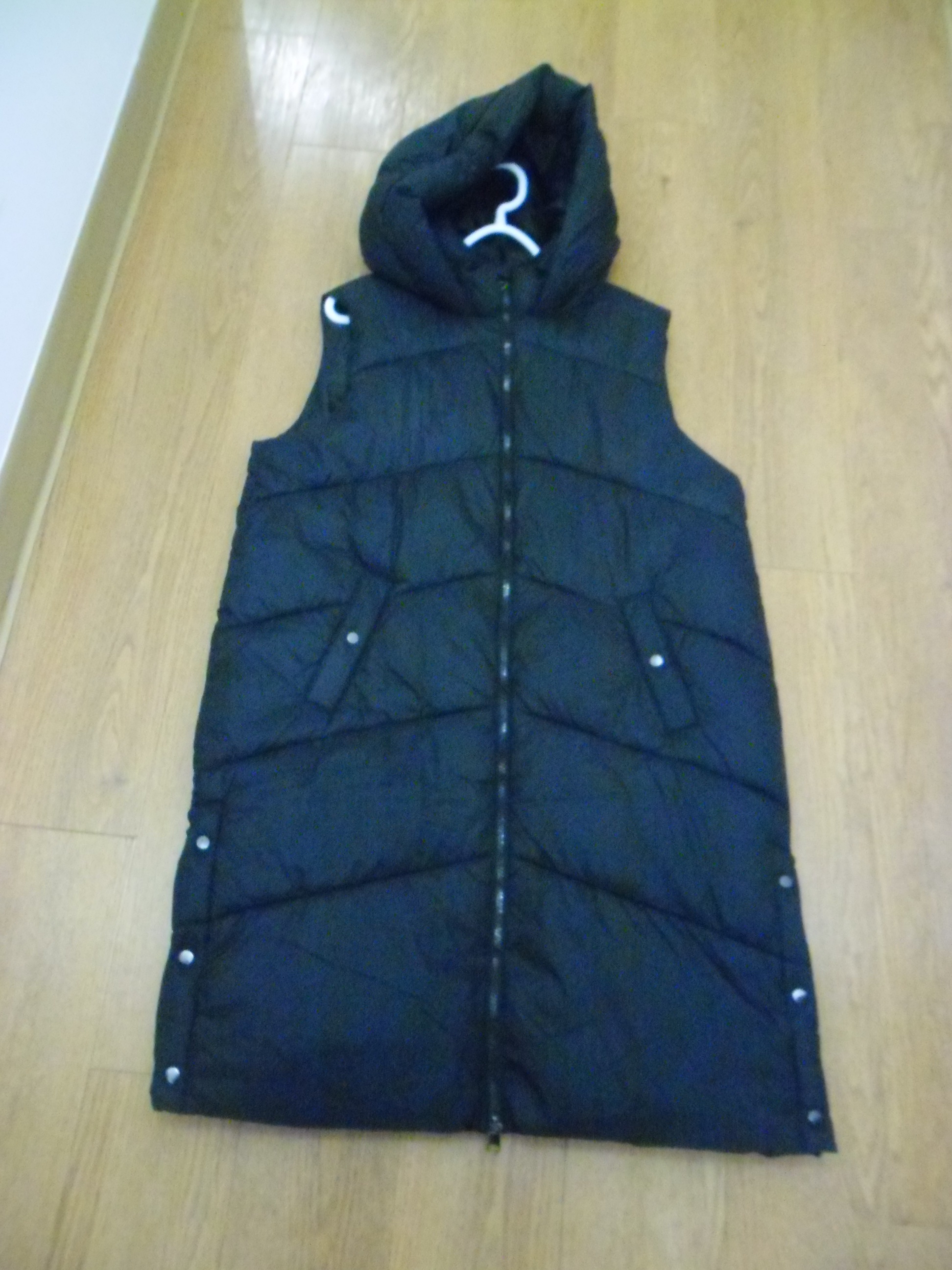 Brand New Long Puffer Vest with Hood -xL $80