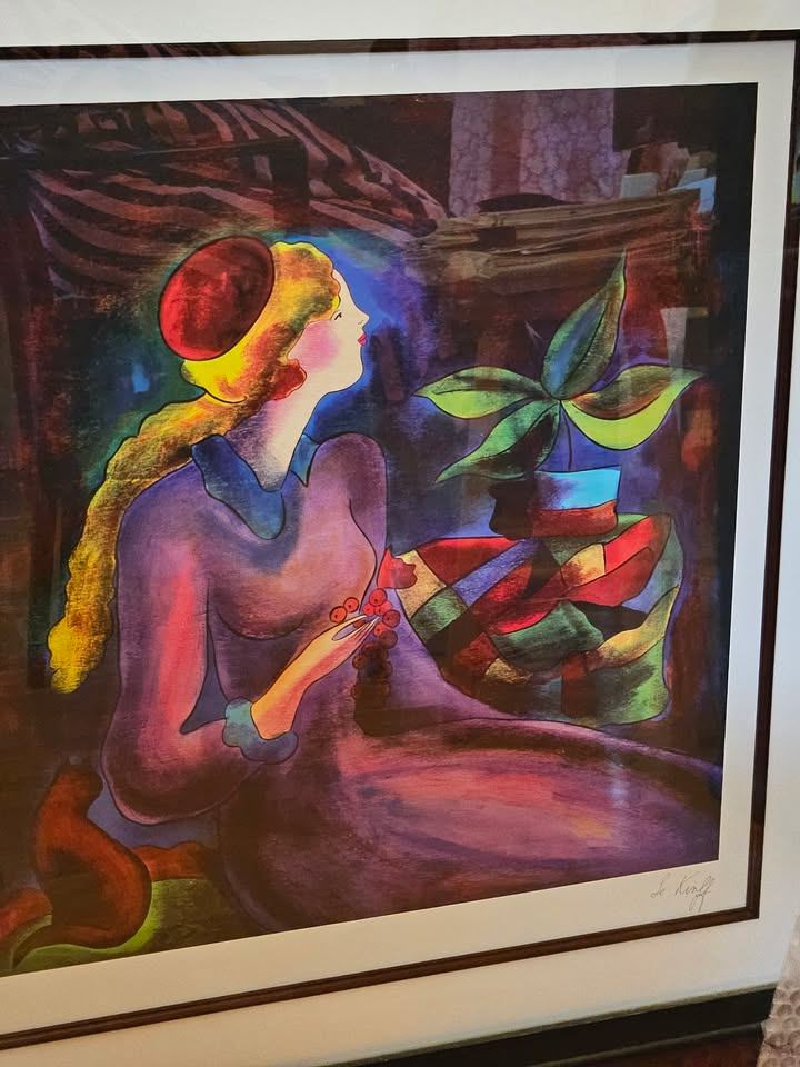 Linda Le Kinff "Passing Time with Max" Framed Art Print - photo 2