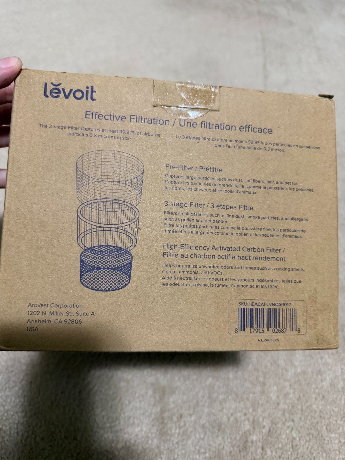 NEW Levoit Core 300 Air Purifier Replacement Filter - photo 4