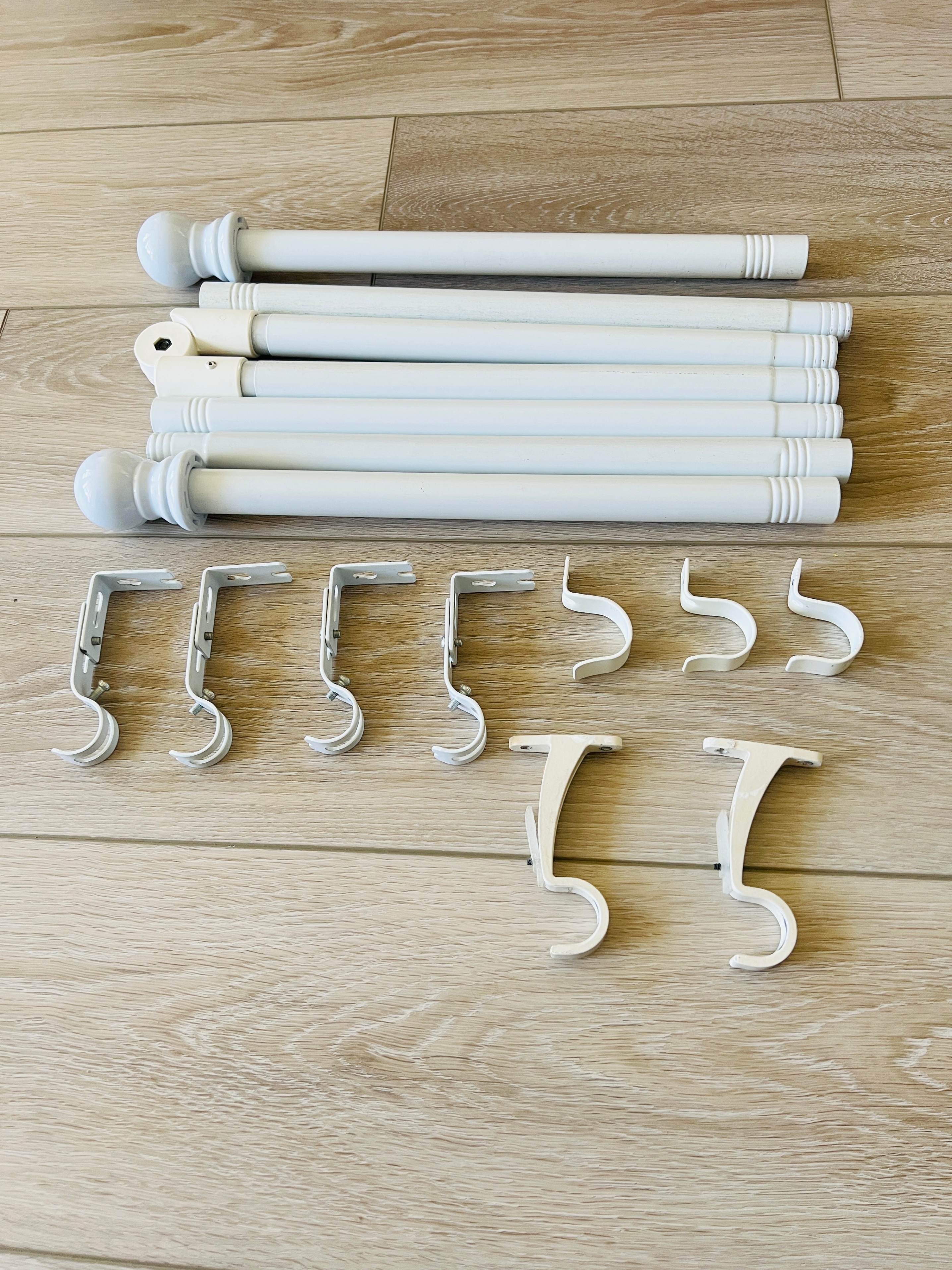 Adjustable Curtain Rods for windows 9ft