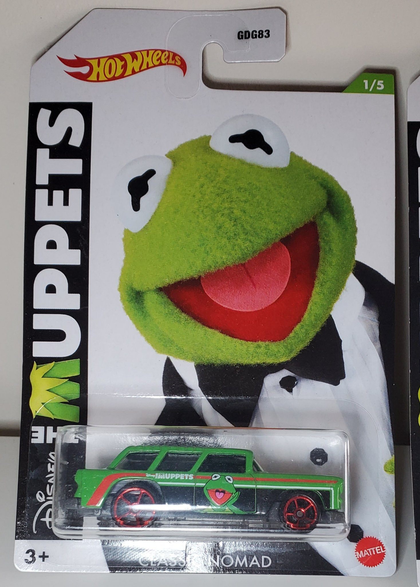 Hot Wheels Muppets Complete 5-Car Set - New on Card - photo 2