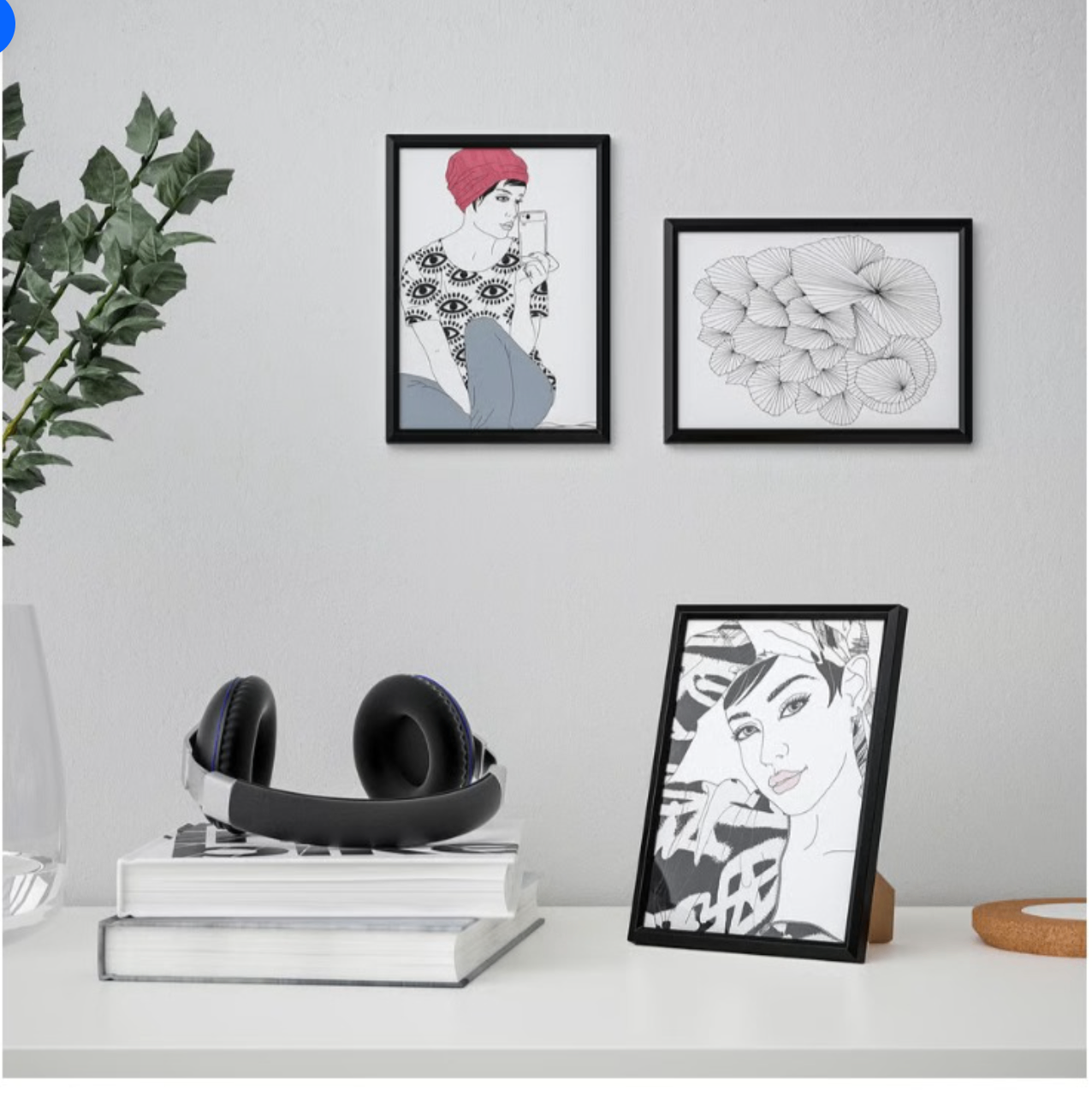 17 NEW Photo Frames - Ikea Black