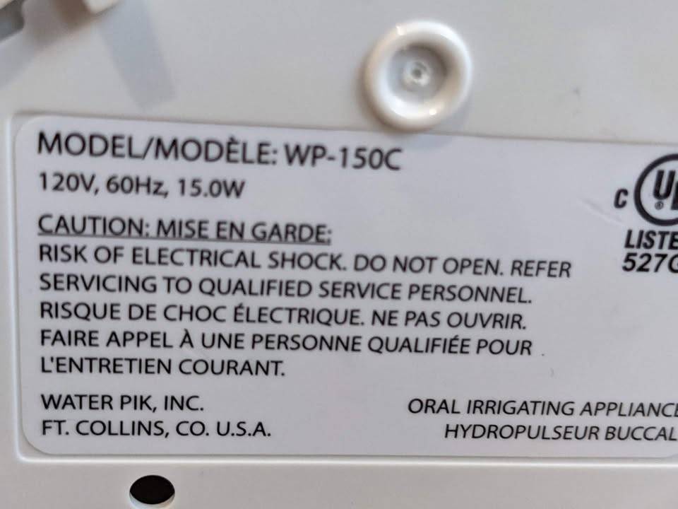 Waterpik WP-150 Ultra Plus Water Flosser - photo 5