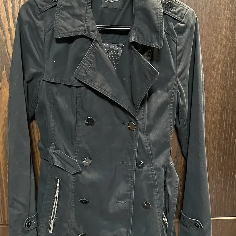 Woman black high coat - photo 3