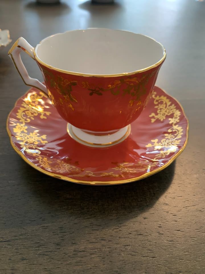 Vintage Aynsley Bone China Teacup and Saucer