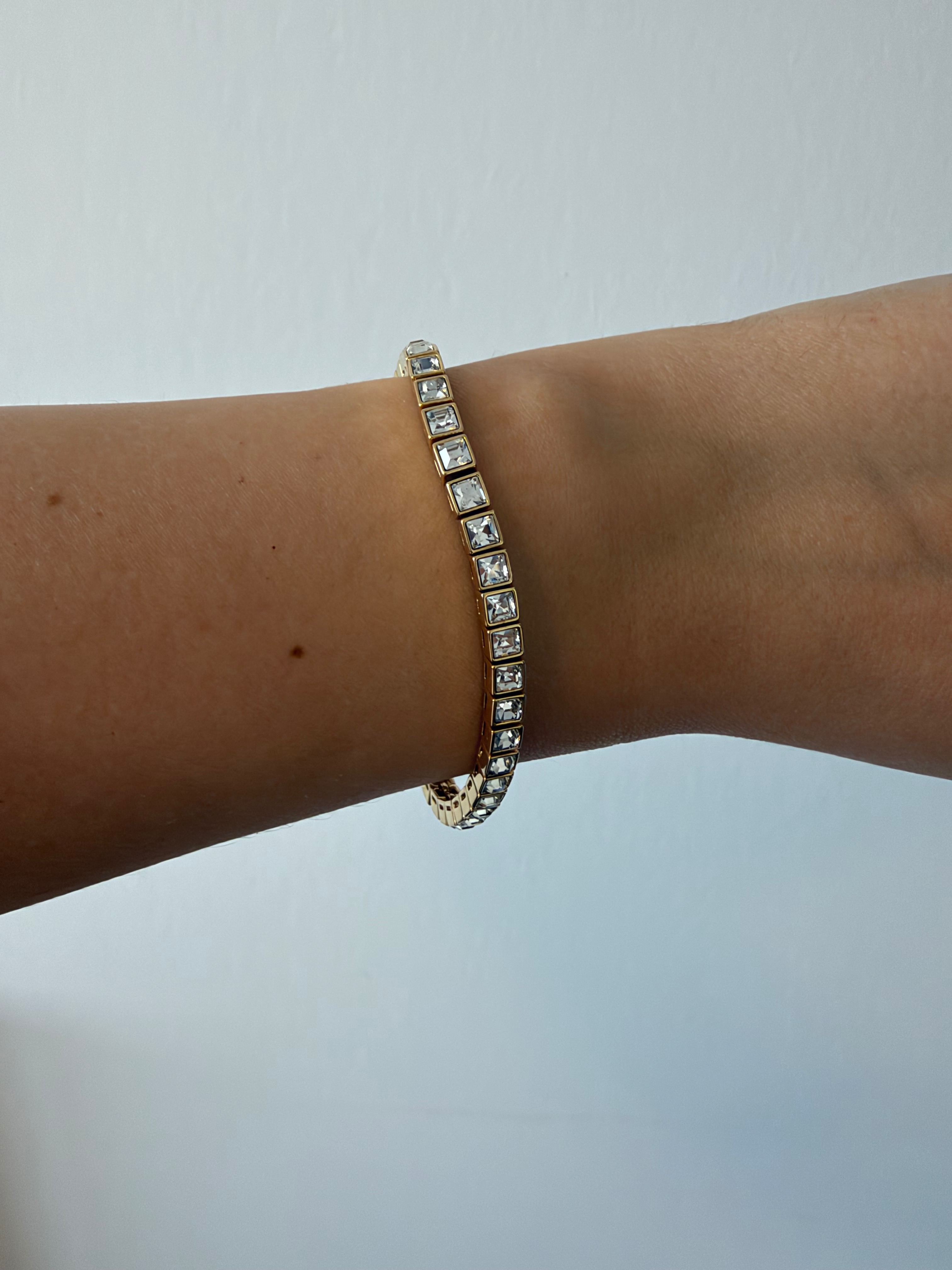 Swarovski Square Tennis Bracelet 6.75" - photo 3