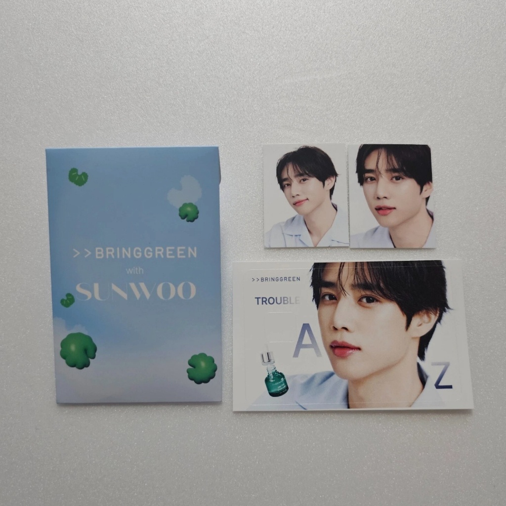 Kpop The Boyz Sunwoo Bring Green Photocard Set Korean K-pop