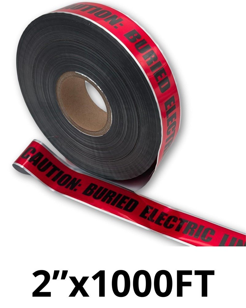 ACE Supply Buried Power Line Caution Tape 2" x 1000'