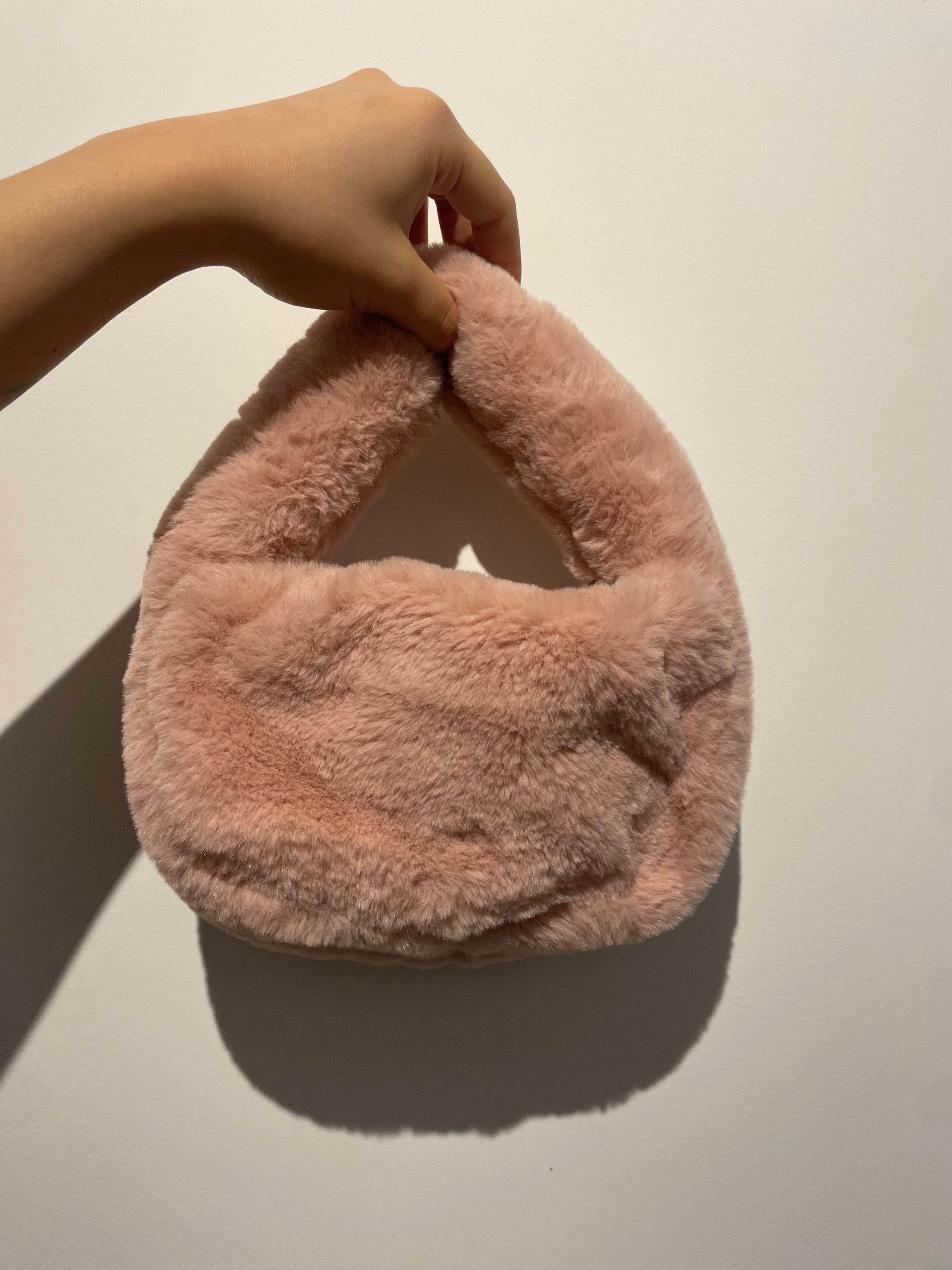 Call it Spring Pink Faux Fur Handbag - photo 2