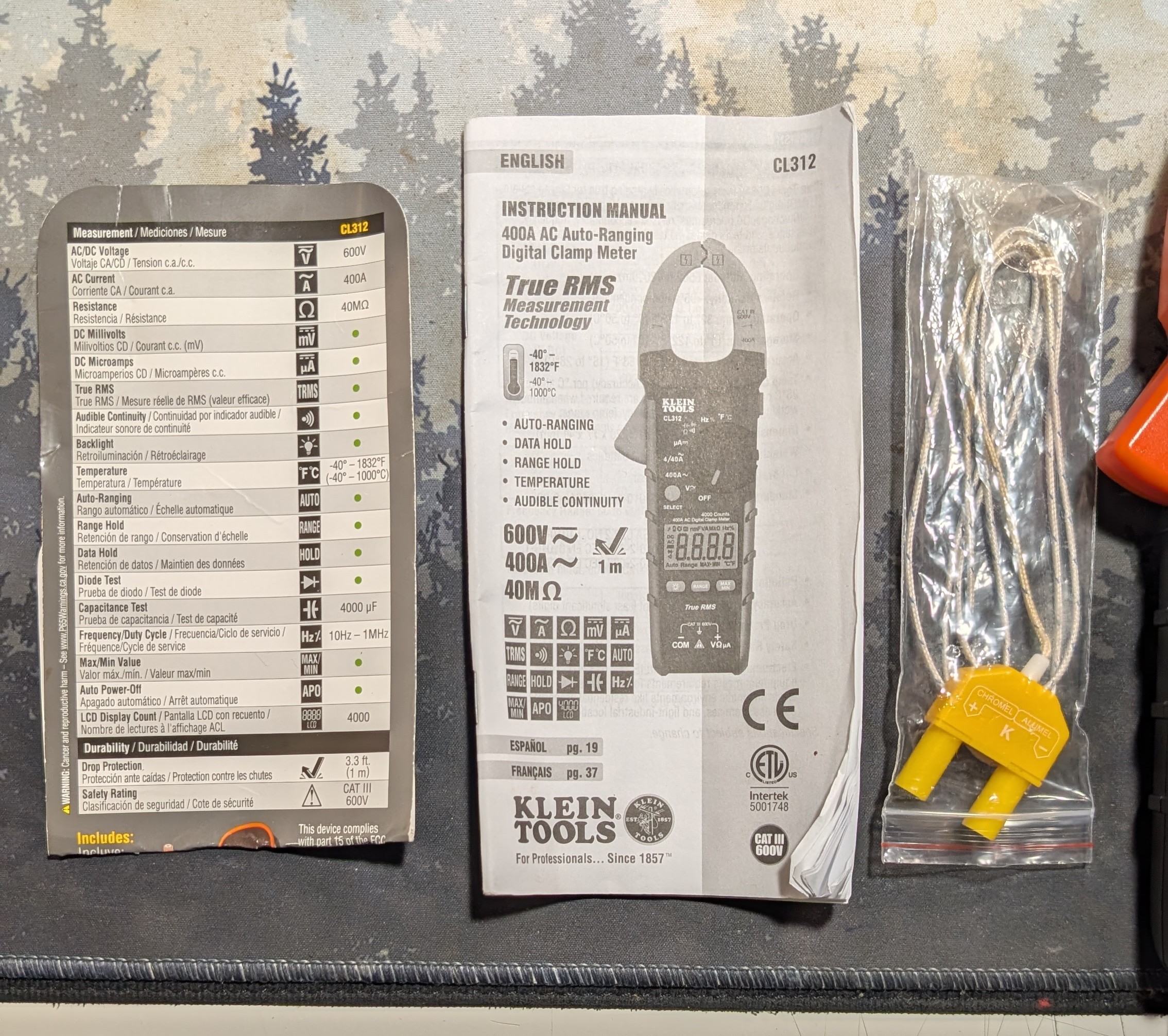 Klein Tools CL312 digital clamp meter - photo 3