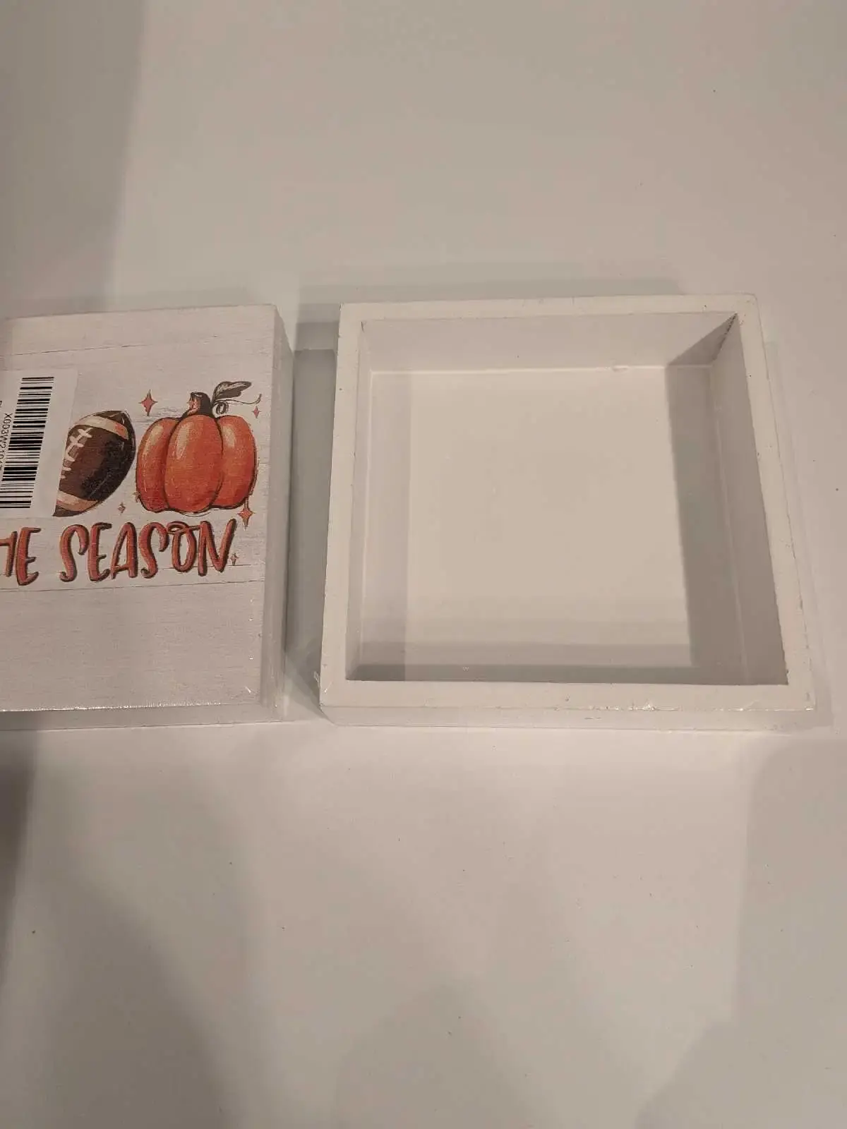WRSUNT Rustic Tis' The Season Wood Box Sign Set of 2 - photo 4