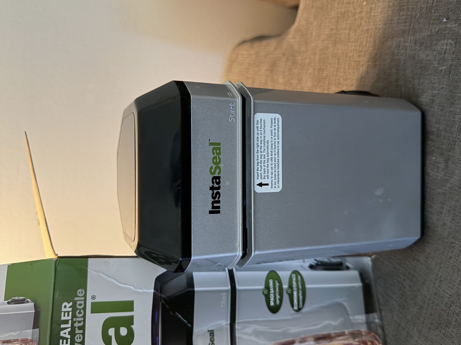 Insta Seal Upright Bag Vacuum Sealer