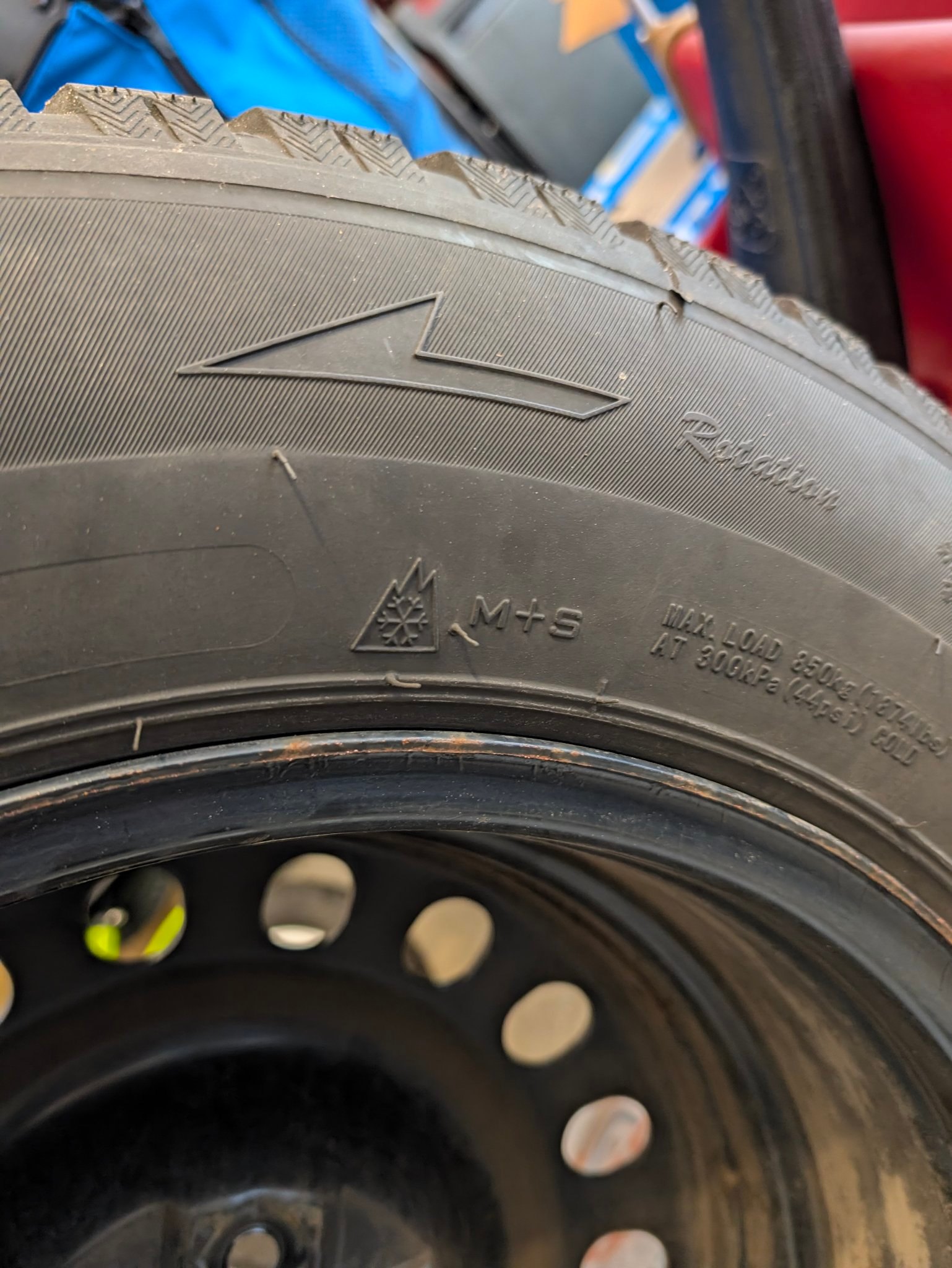 225/65R17 Winter Tires on Steel Rims - Mazzini Snow Leopard - photo 2