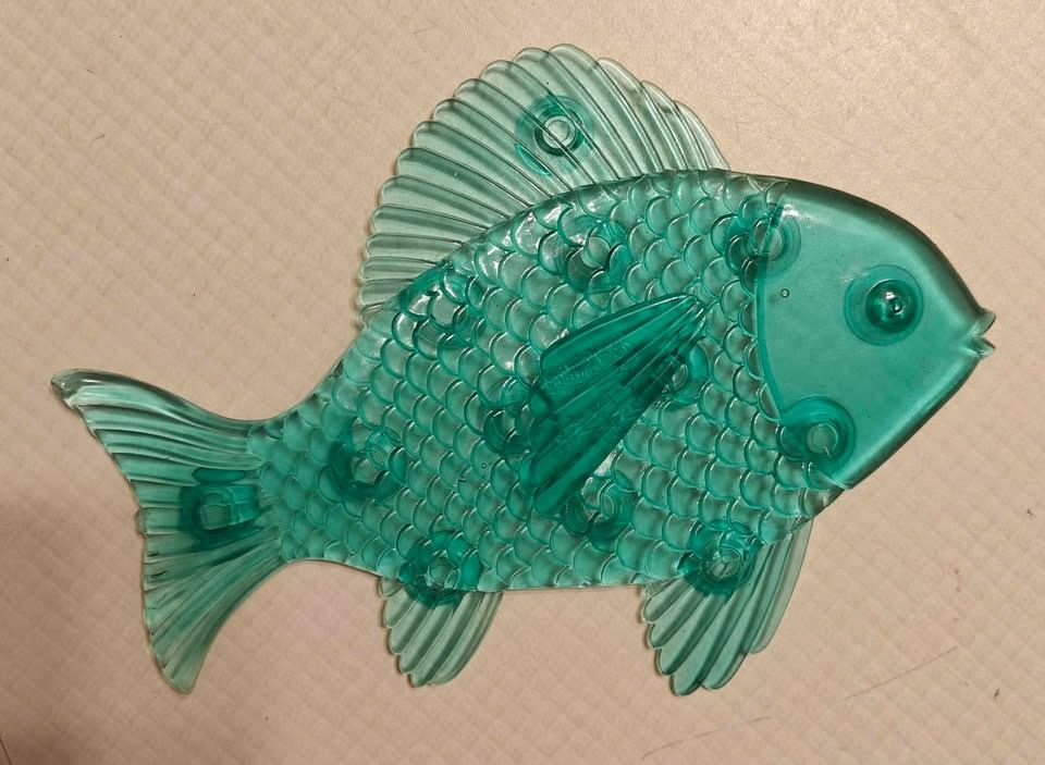 Vintage Green Fish Bathtub Appliques - photo 2