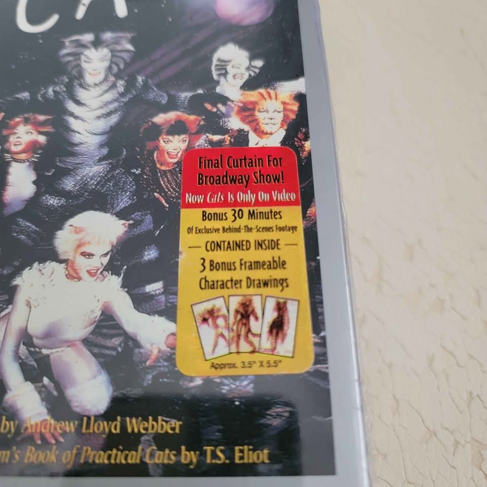 CATS – Commemorative Edition VHS 2-Tape Box Set – Sealed - photo 3