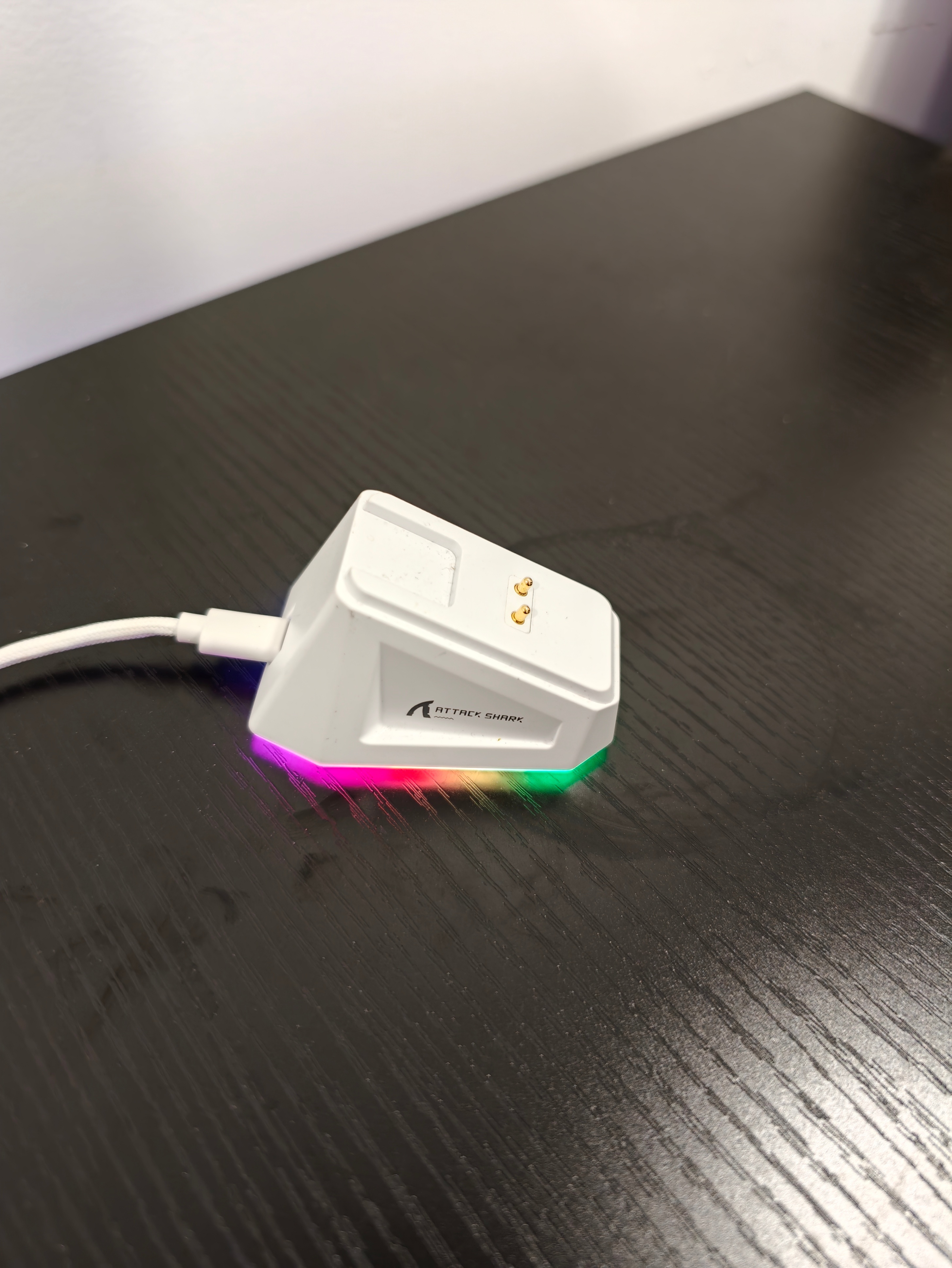 ATTACK SHARK X11 with RGB Charging Dock - White - photo 2