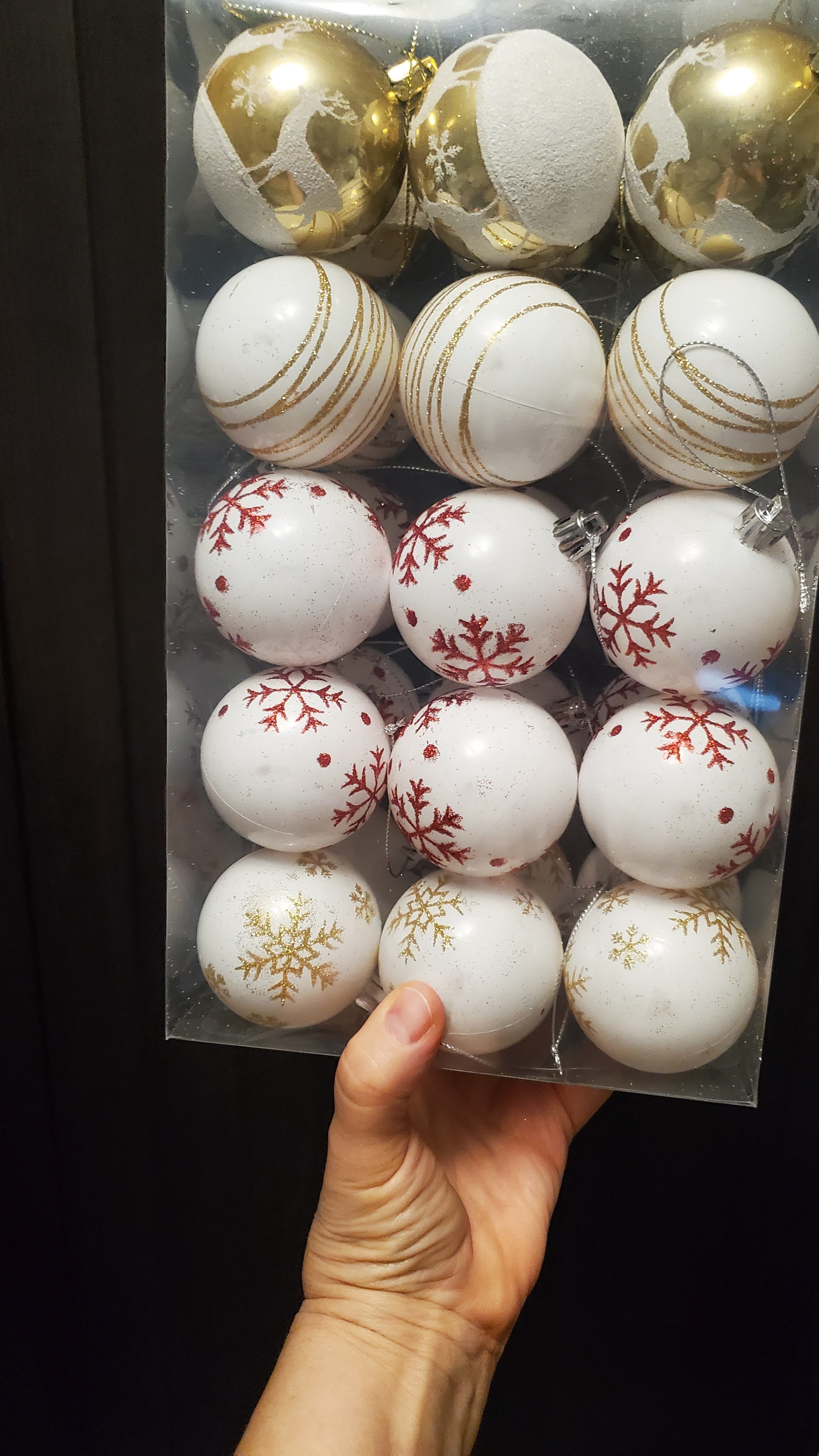 Brand New SHareconn Christmas Ornaments - White Theme: 30 Pieces - photo 4
