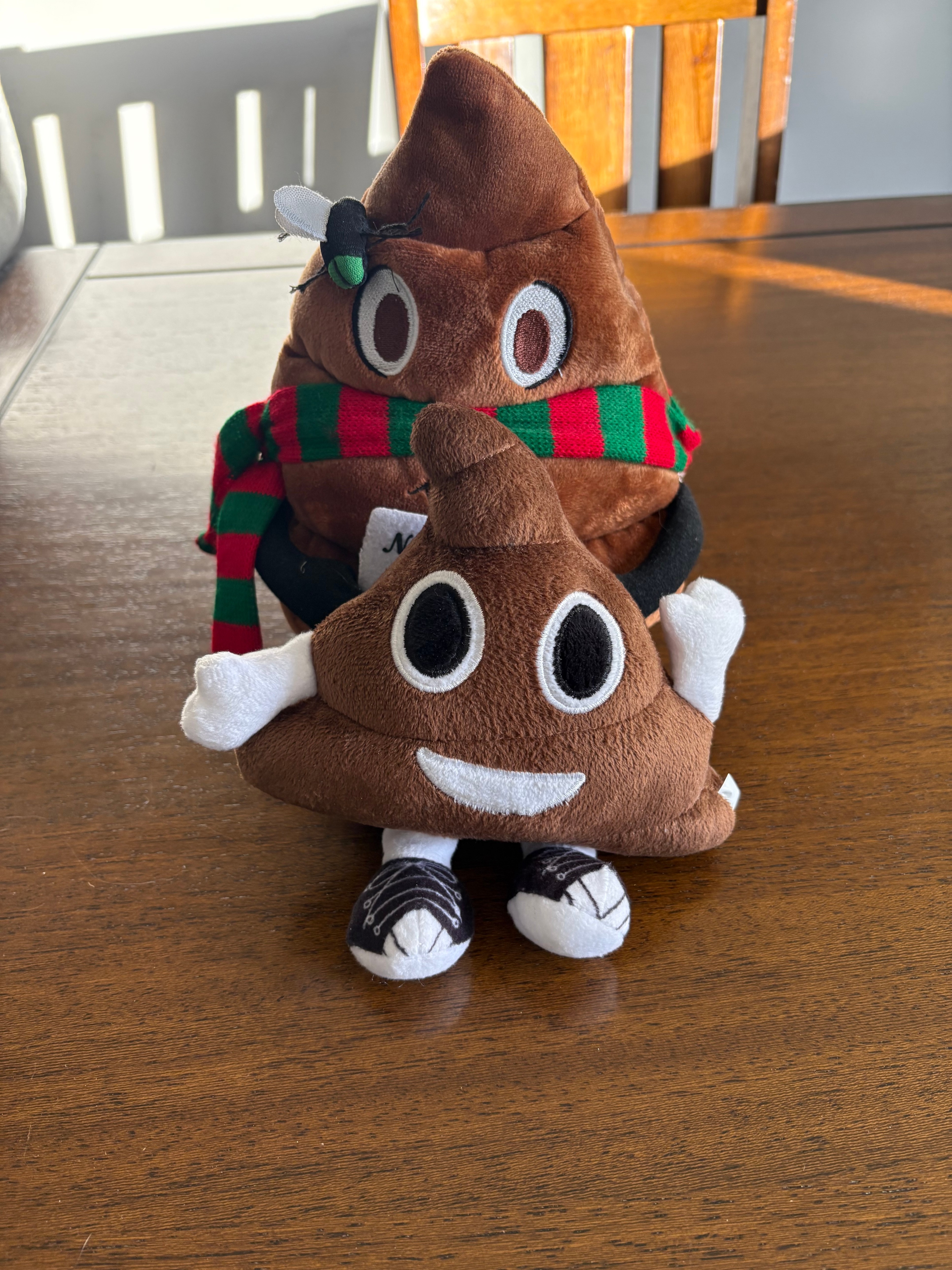 Set of 2 Christmas Poop Plush Toys - photo 2