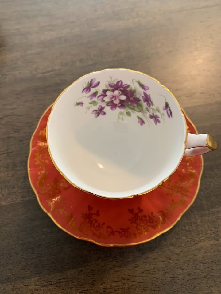 Vintage Aynsley Bone China Teacup and Saucer - photo 2