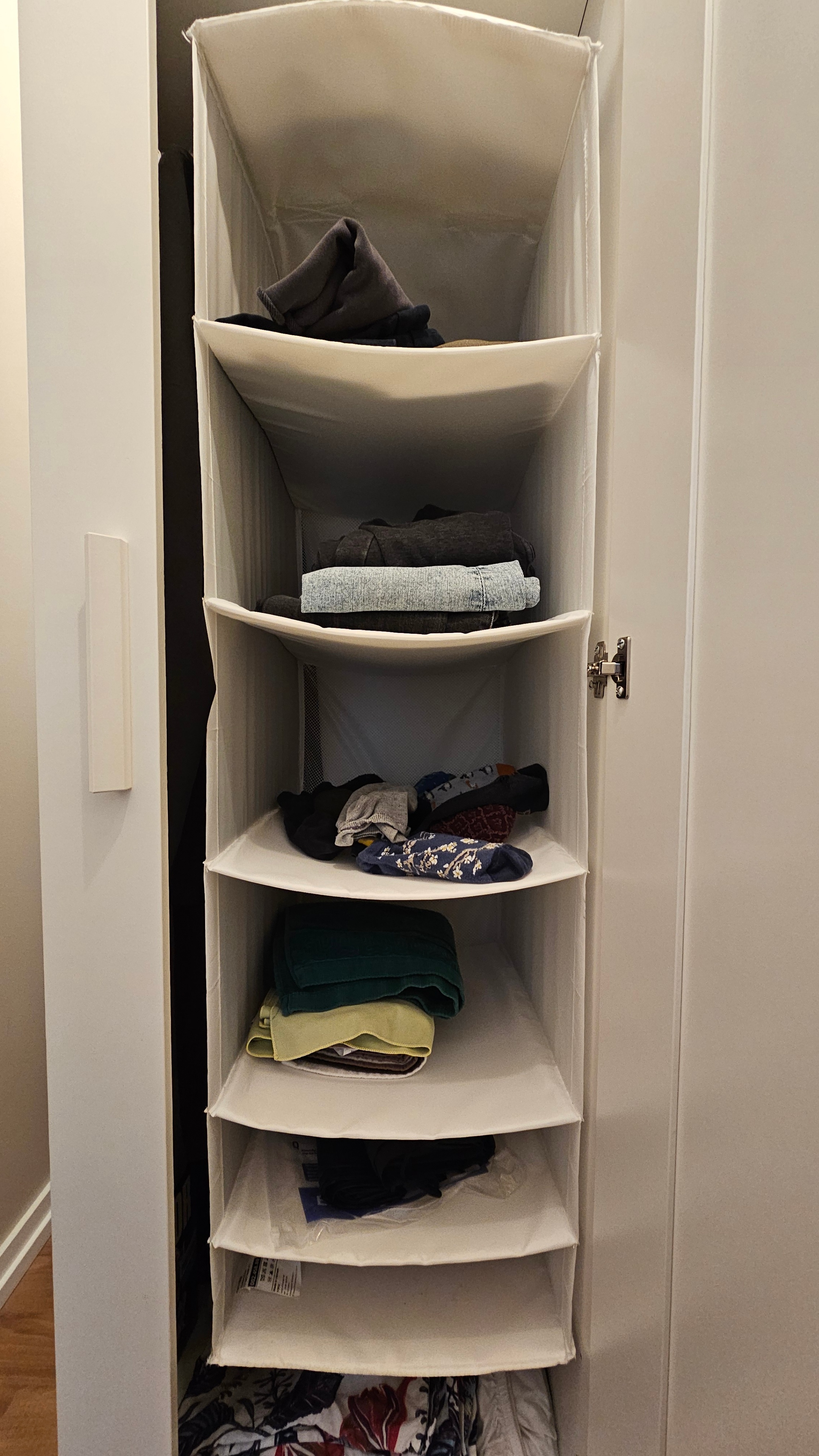IKEA Skubb wardrobe shelves and baskets organizers
