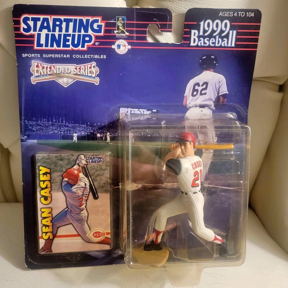 Sean Casey 1999 Starting Lineup Figure - Cincinnati Reds #21 -