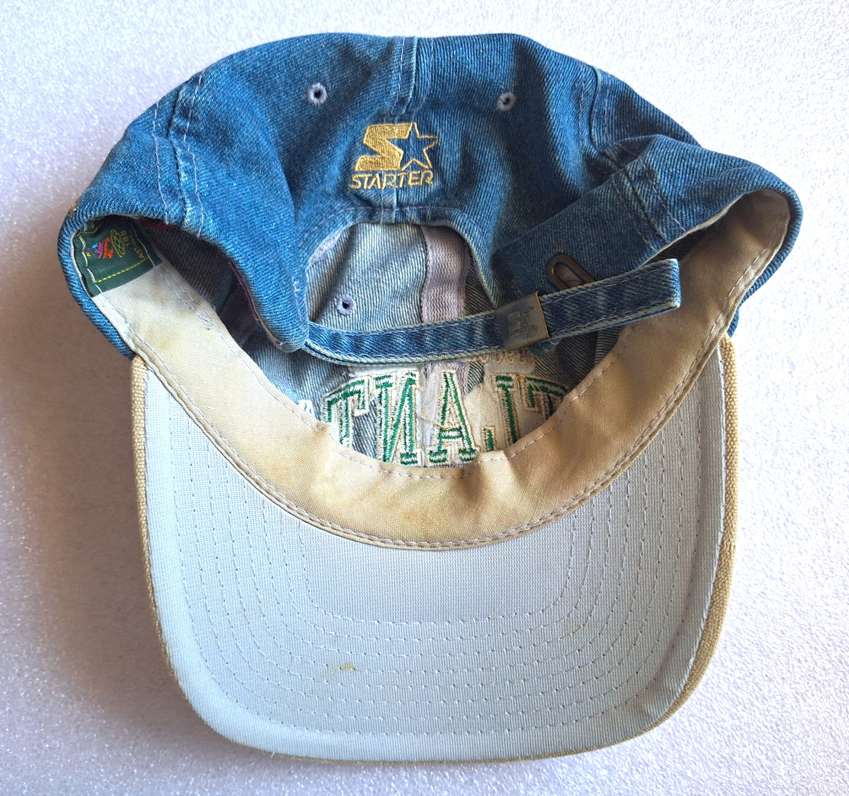 Vintage 1996 Atlanta Olympic Games Denim Hat by Starter - photo 4