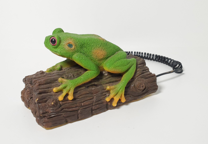 Telemania Rainforest Tree Frog Telephone Land Line Vintage Croak - photo 5