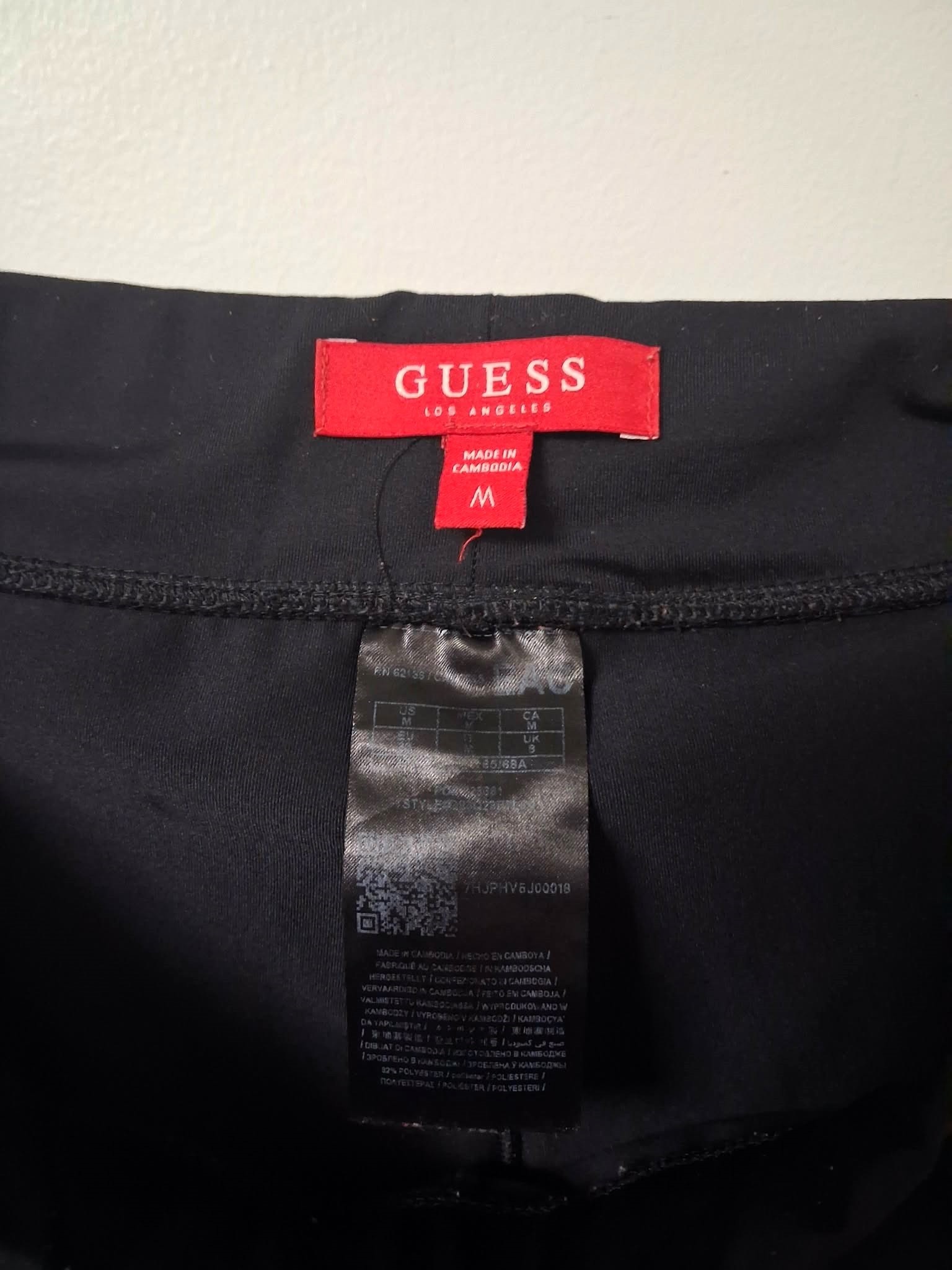 GUESS Los Angeles Black Leggings w/ Big GUESS Side Logo Pants - photo 5