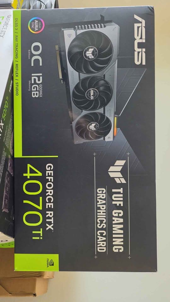 ASUS TUF Gaming RTX 4070 Ti OC 12GB GDDR6X – Like New
