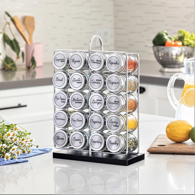 Orii 20-Jar Stainless Steel Wire Spice Rack - photo 2