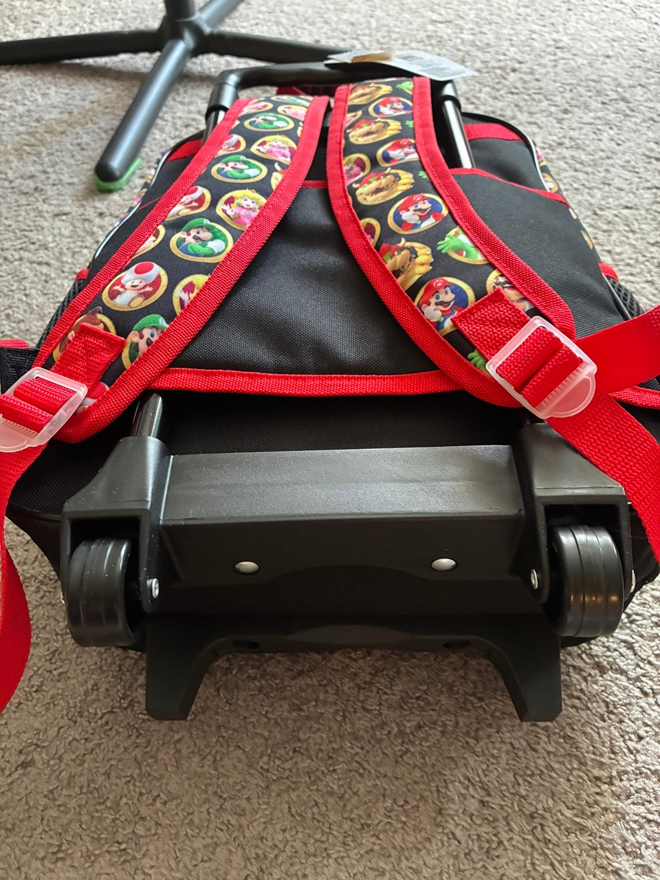 Super Mario Rolling Backpack - Bioworld, New with Tags