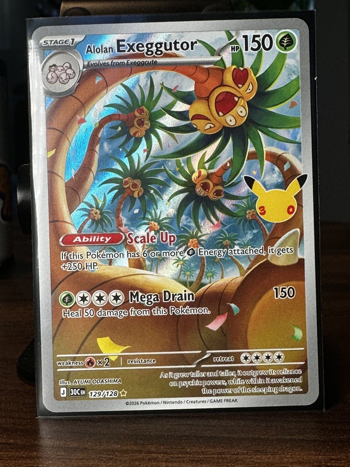 Alolan Exeggutor 129/128 Illustration Rare - Pokemon