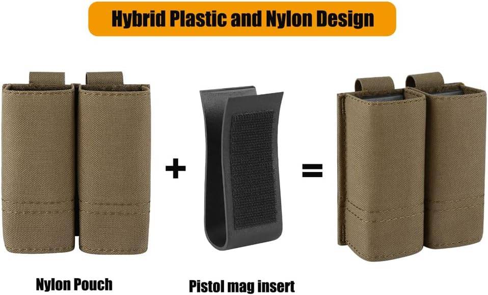 KRYDEX Tactical Pistol Magazine Pouch – MOLLE - photo 4