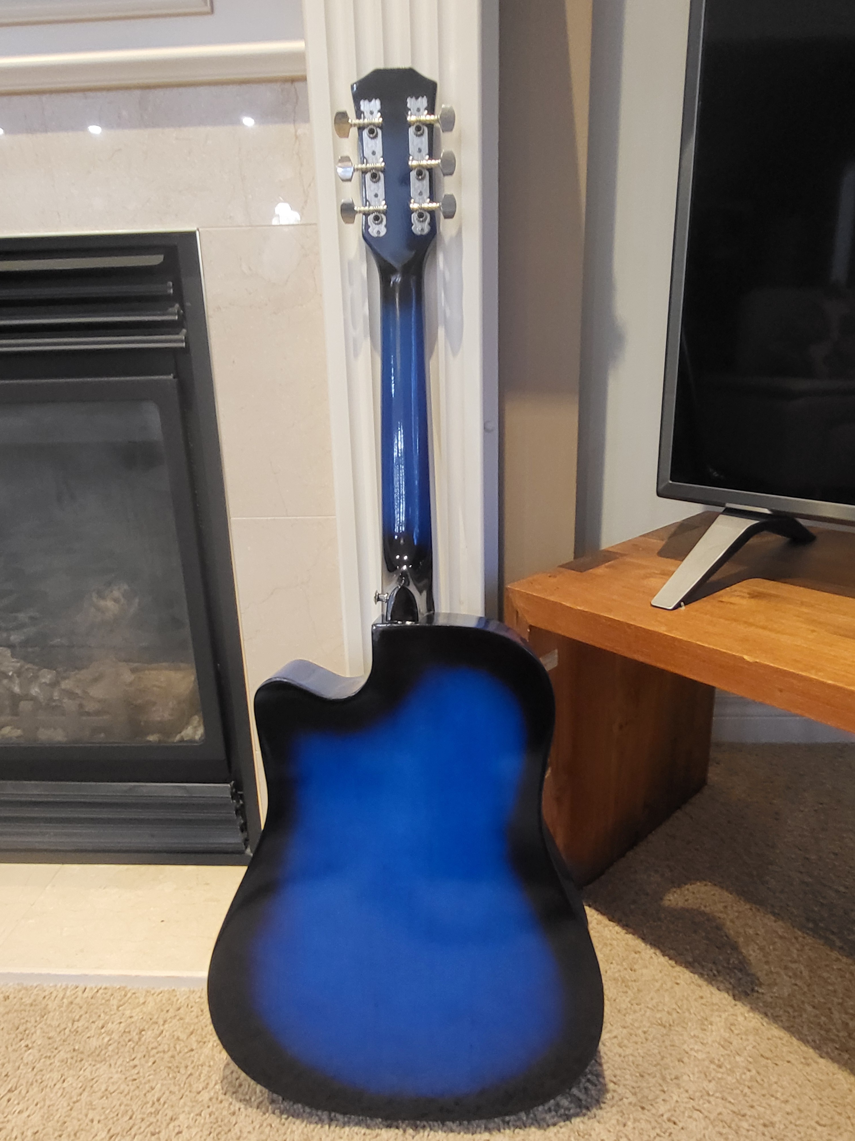 Brand New 38" Purple Acoustic Guitar Perfect for Beginners - photo 5