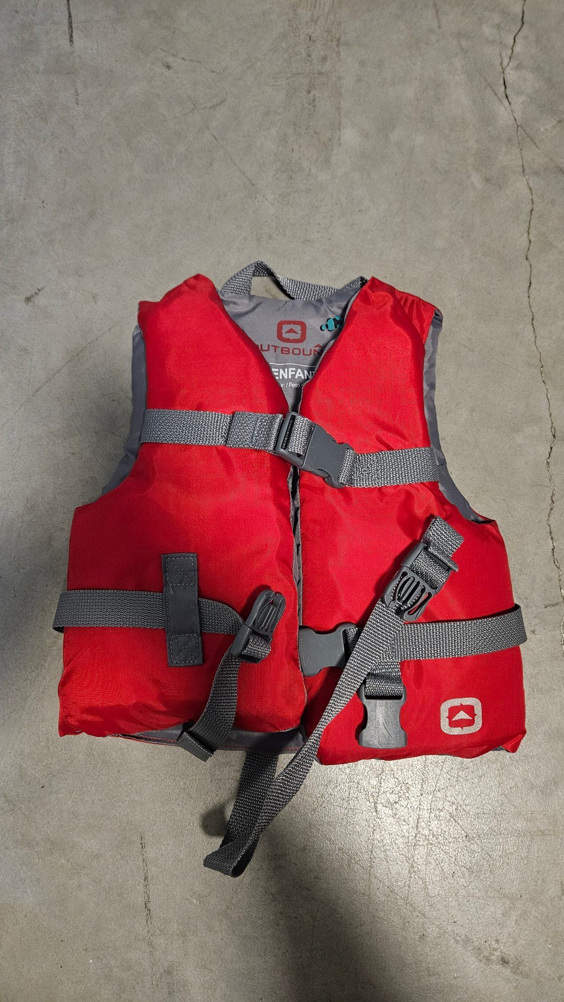 Outbound Child Life Jacket (15-25 kg) - Red