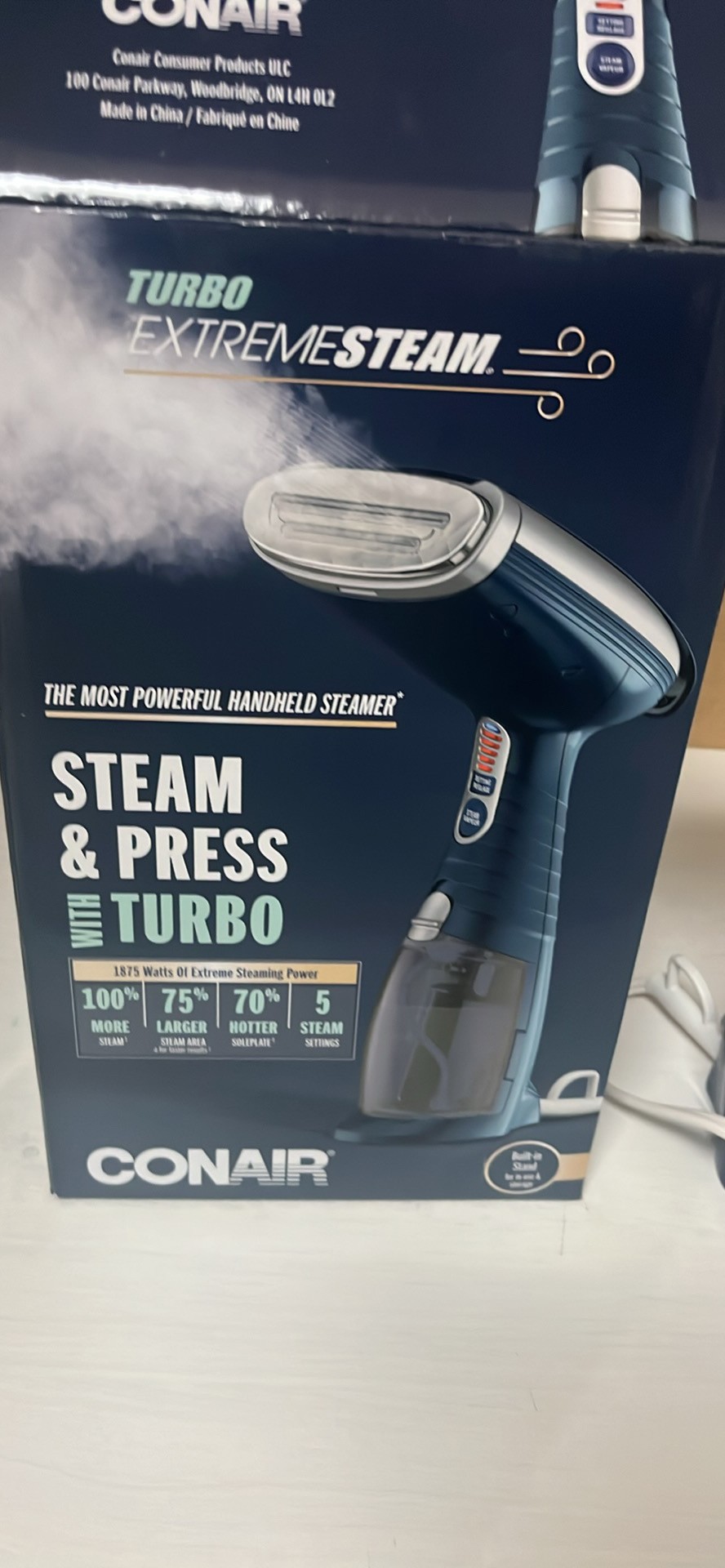 Conair Turbo ExtremeSteam Handheld Steamer - photo 3
