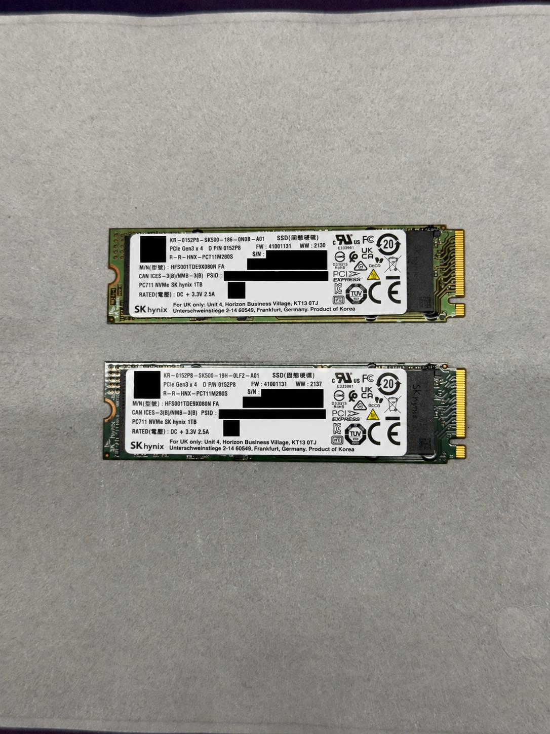 SK hynix PC711 1 TB M.2 NVMe SSD, tested