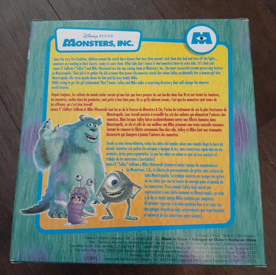 2001 Disney/Pixar MONSTERS, INC. 6 Figure Gift Pack new sealed - photo 4