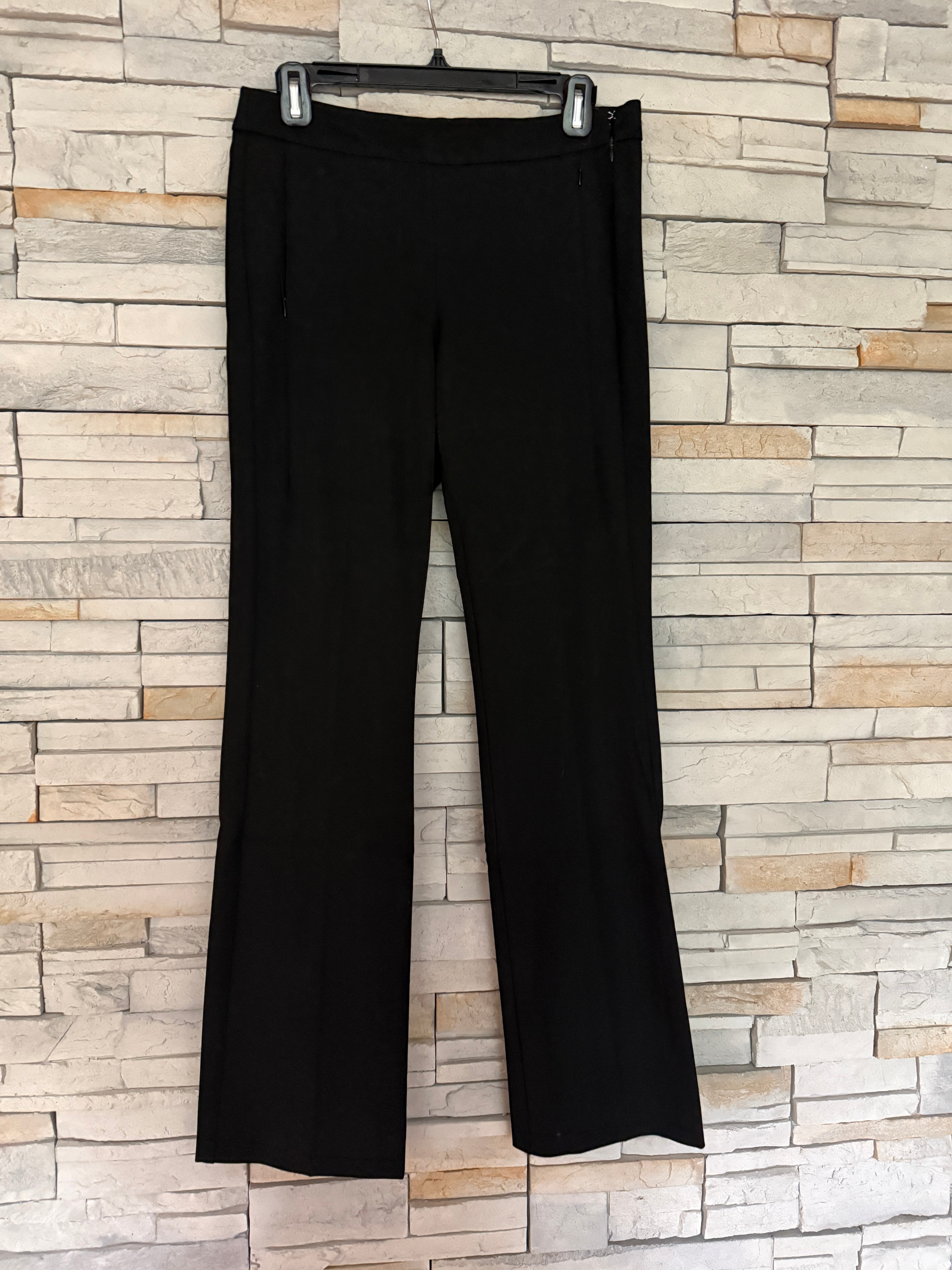 Le Chateau Black Side Zip Trousers Sz 5/6 Zipper Pockets NWOT