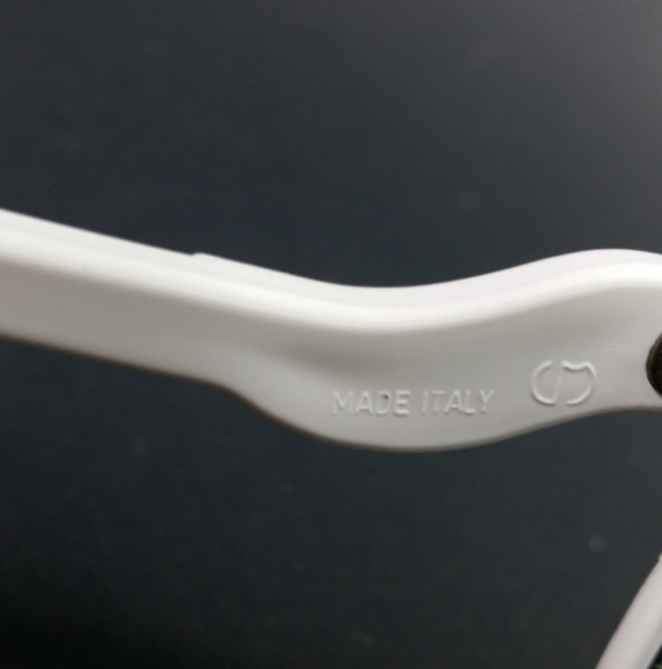 Vintage.Retro white Oversized Sunglassrs ITALY 1970'S ORIGINAL - photo 5