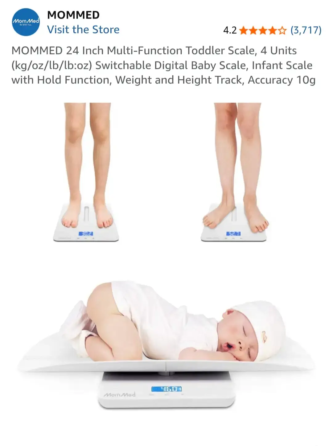MomMed Digital Baby Scale