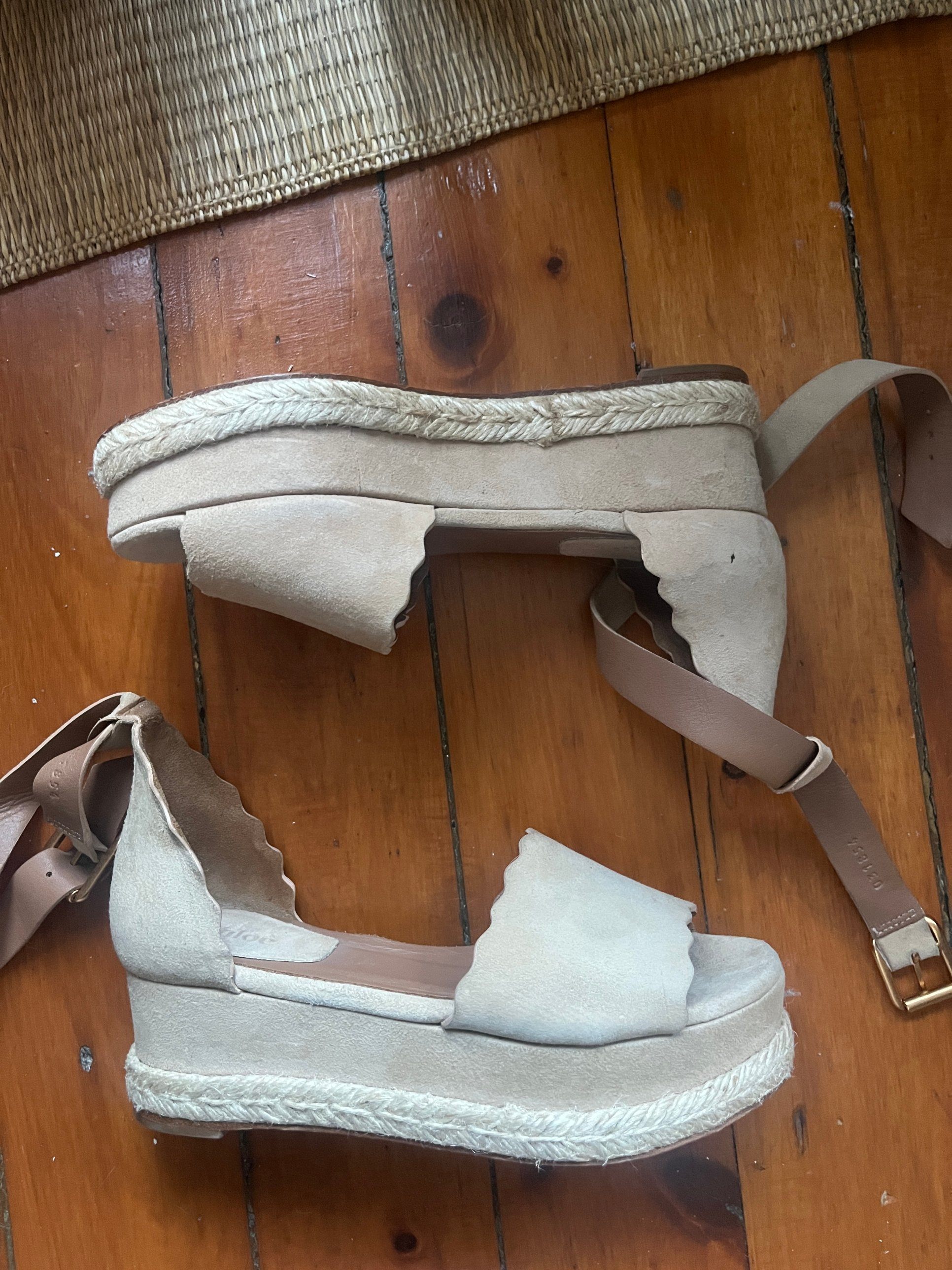 Chloé espadrille sandals size 6