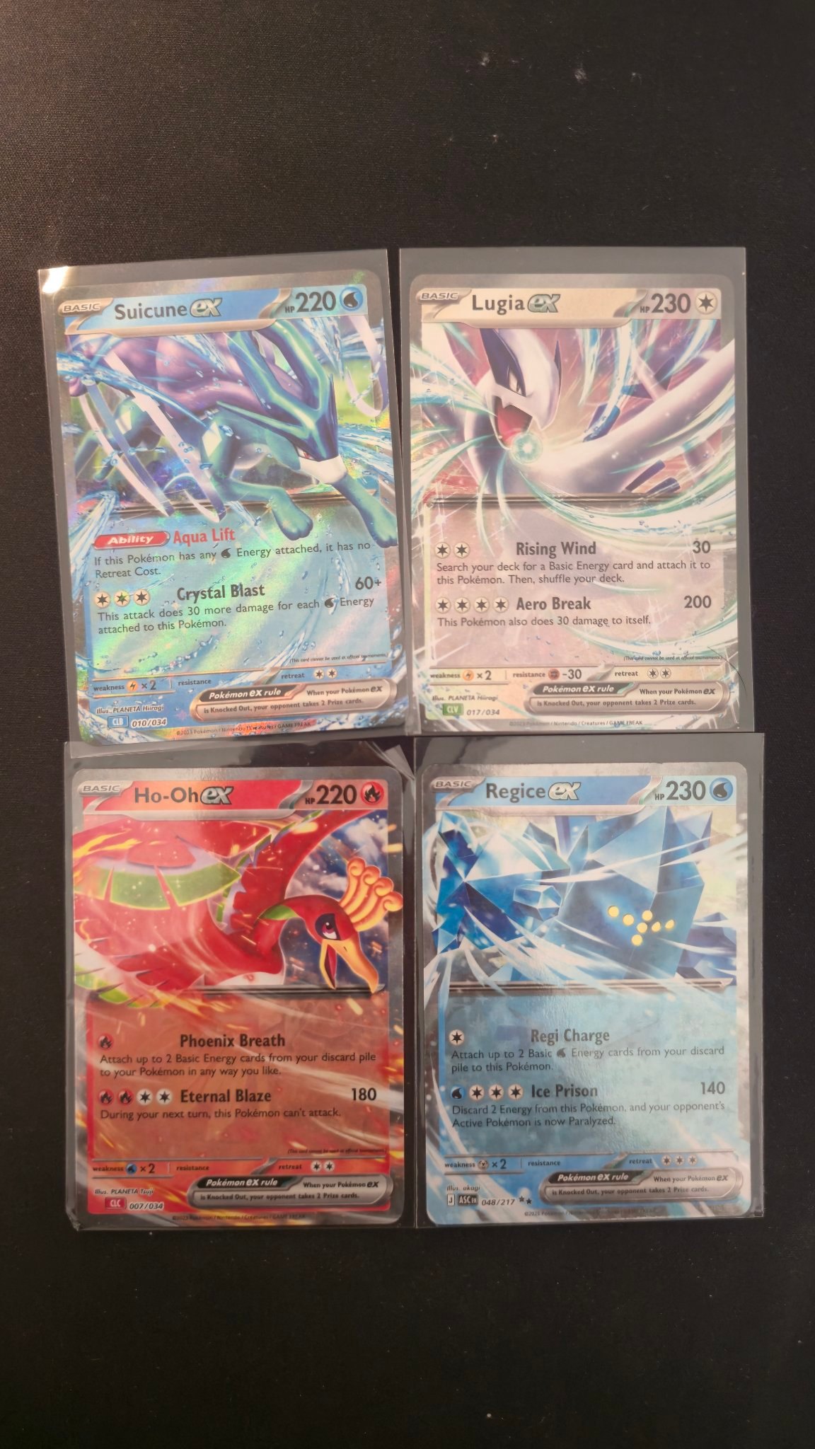 Suicune ex Lugia ex Ho-Oh ex Regice ex Bundle
