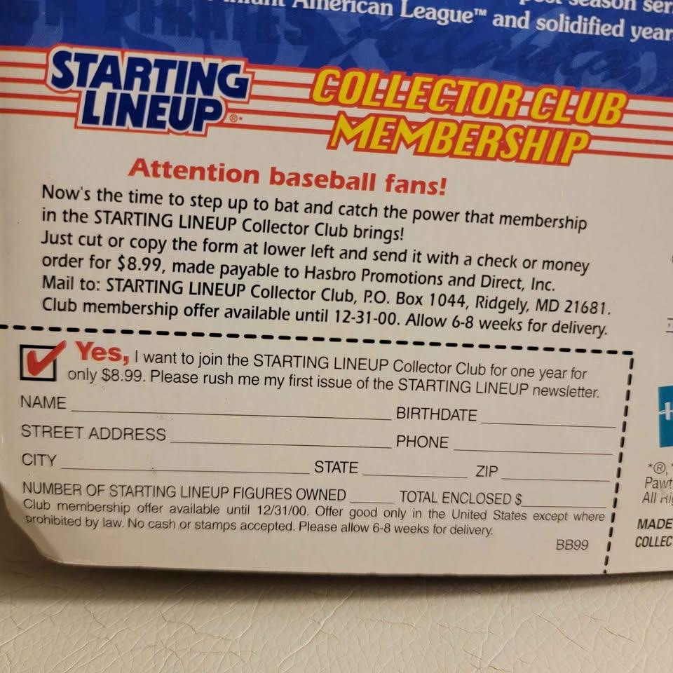 Sean Casey 1999 Starting Lineup Figure - Cincinnati Reds #21 - - photo 3