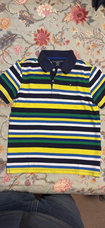 Tommy Hilfiger Polo Shirt Kids L Size 12-14 yrs -USED