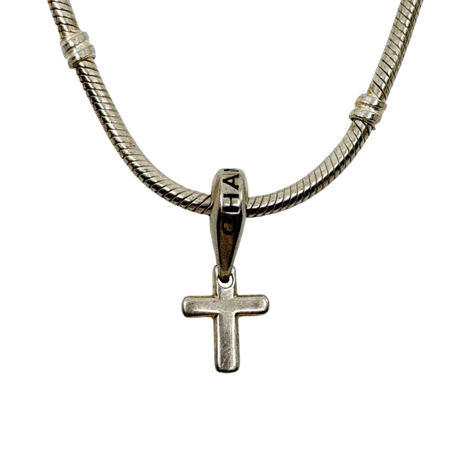CHAMILIA sterling silver cross charm - GM1091