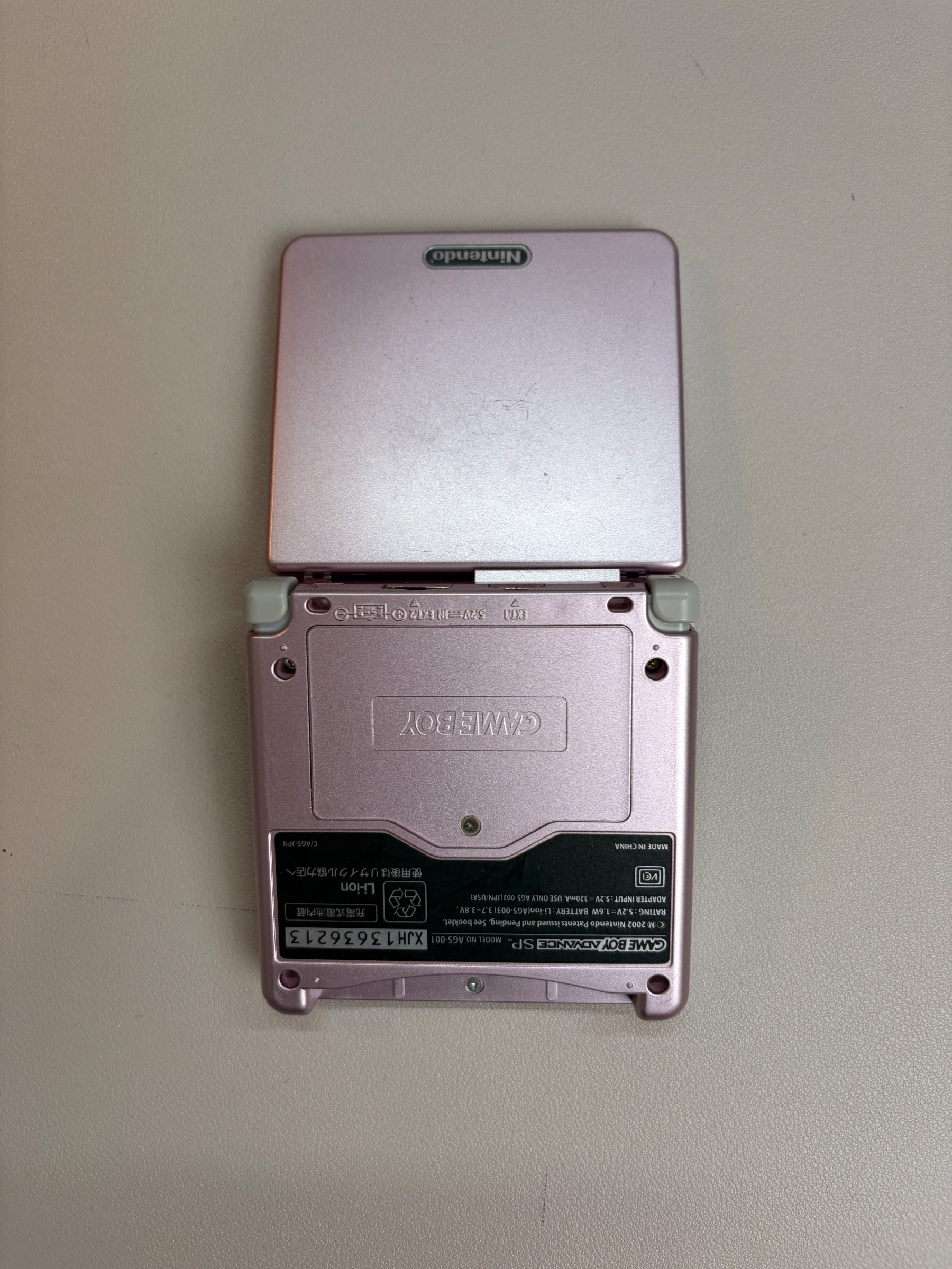 Nintendo Game Boy Advance SP — AGS-001 Frontlit, Pink - photo 2