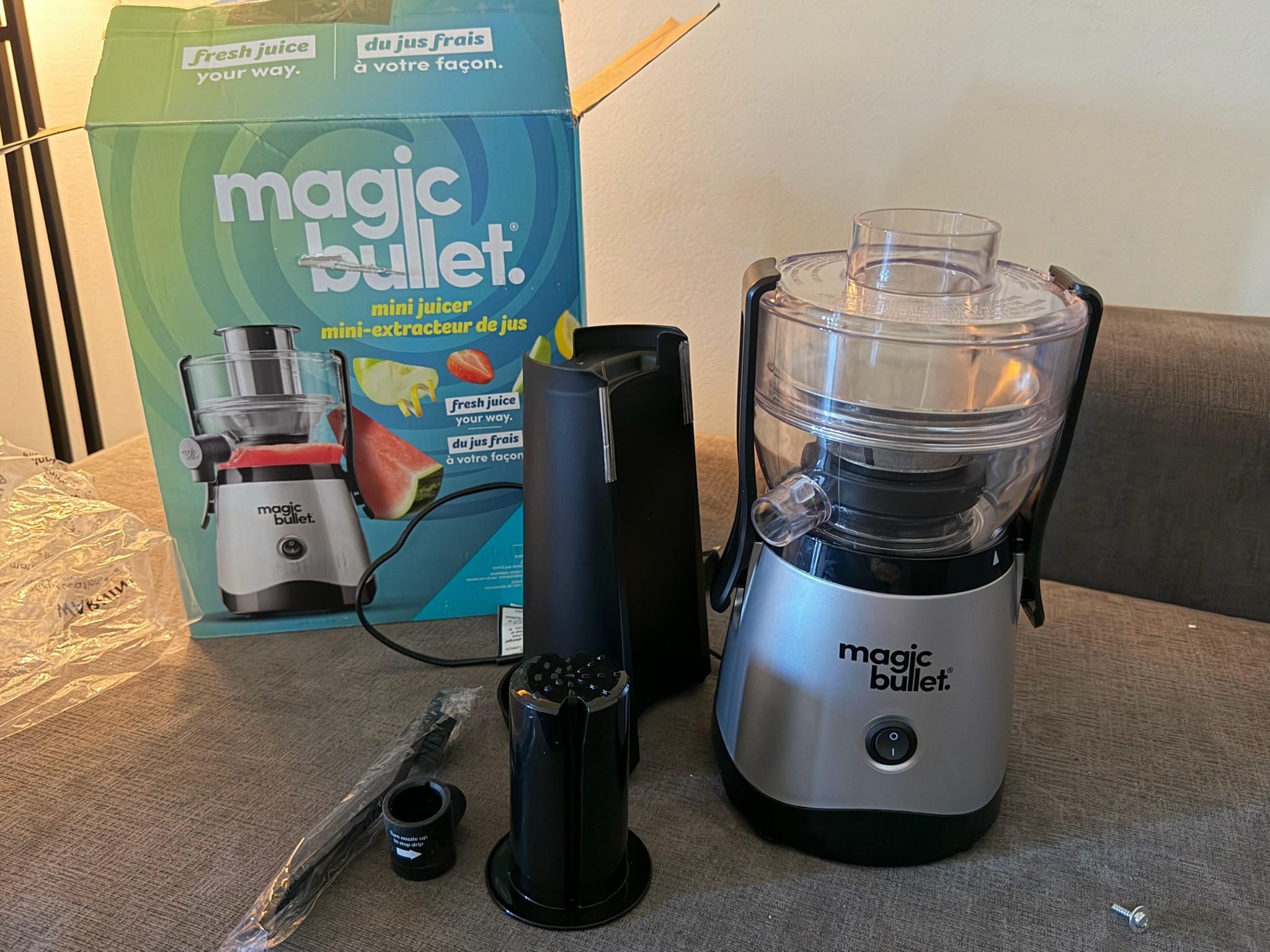 Magic Bullet Mini Juicer Personal Blender Used - photo 4